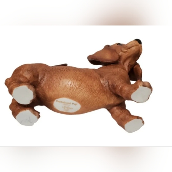 LENOX figurine DACHSHUND PUP EXC COND vintage HARD TO FIND 1995 fine porcelain - Picture 5 of 5